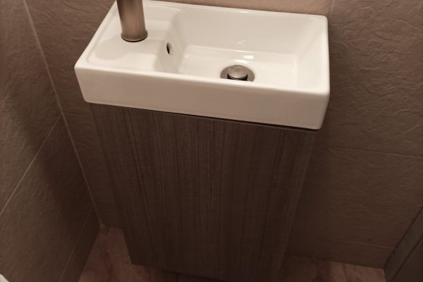 1/2 salle d'eau ;
-lave-main avec miroir.
-WC.