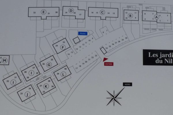 Plan de la résidence.
